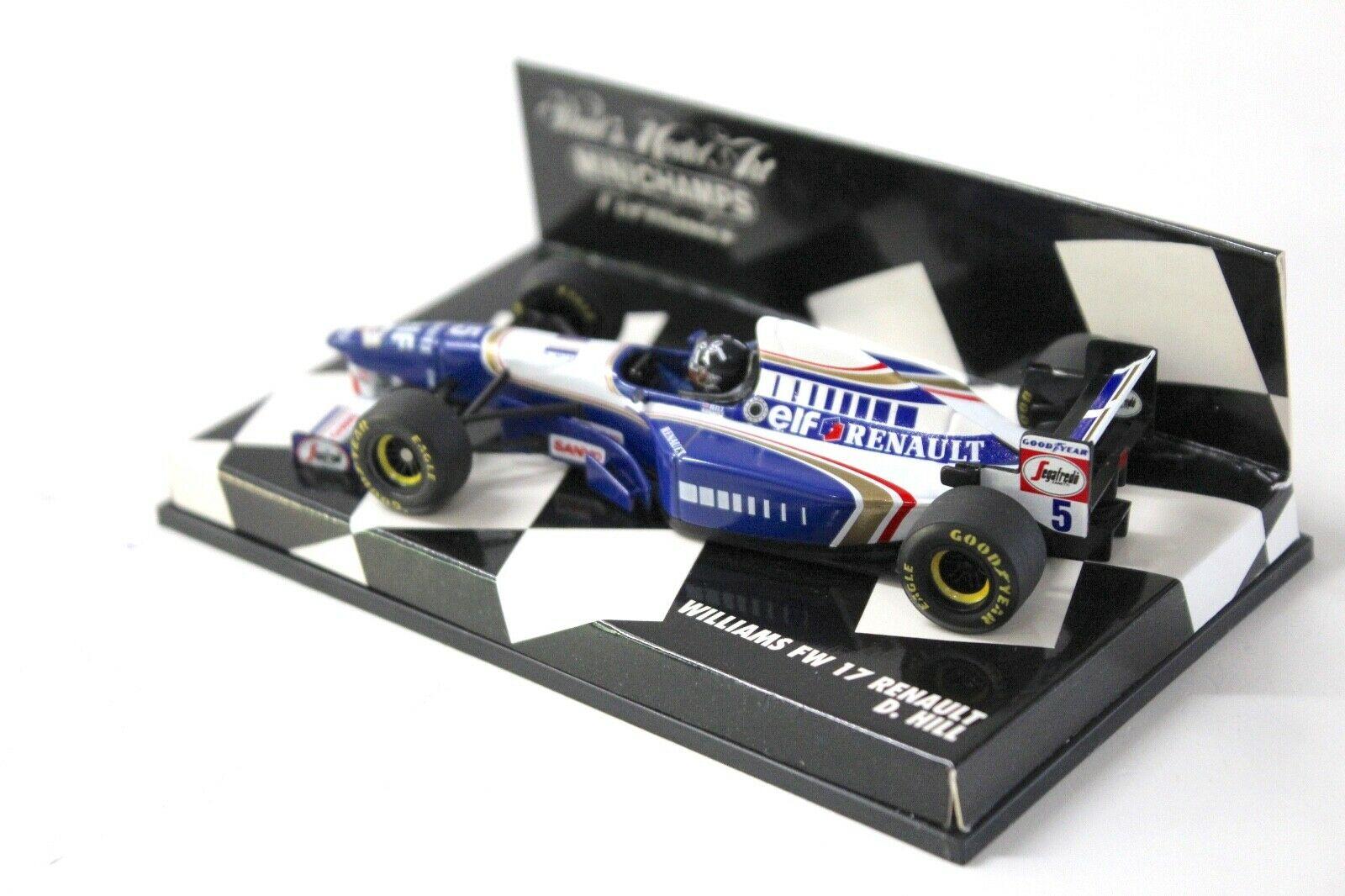 1:43 Minichamps Renault Williams FW17 D.Hill #5