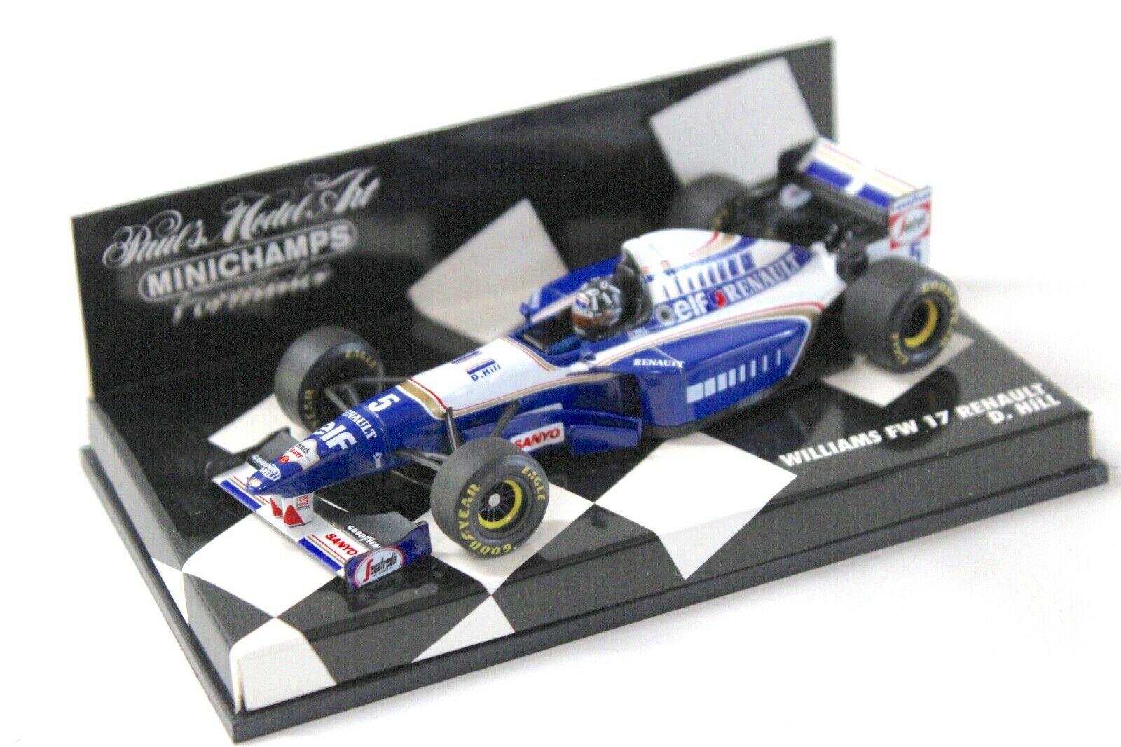 1:43 Minichamps Renault Williams FW17 D.Hill #5