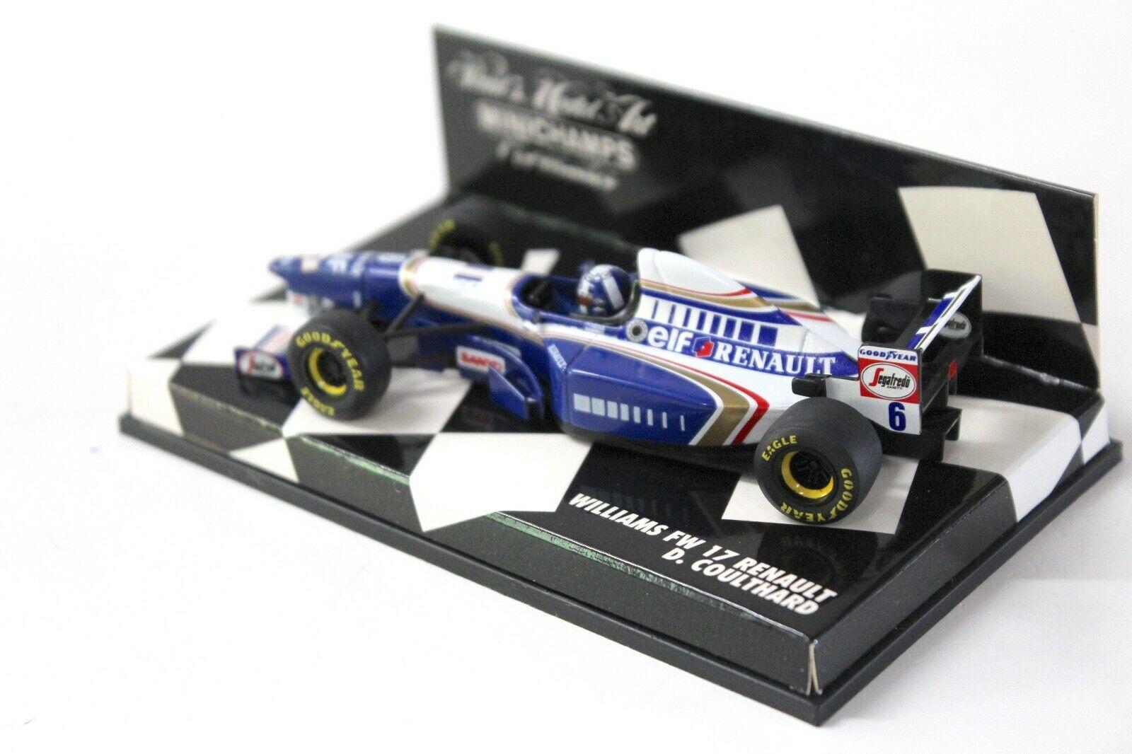 1:43 Minichamps Williams Renault FW17 D.Coulthard #6