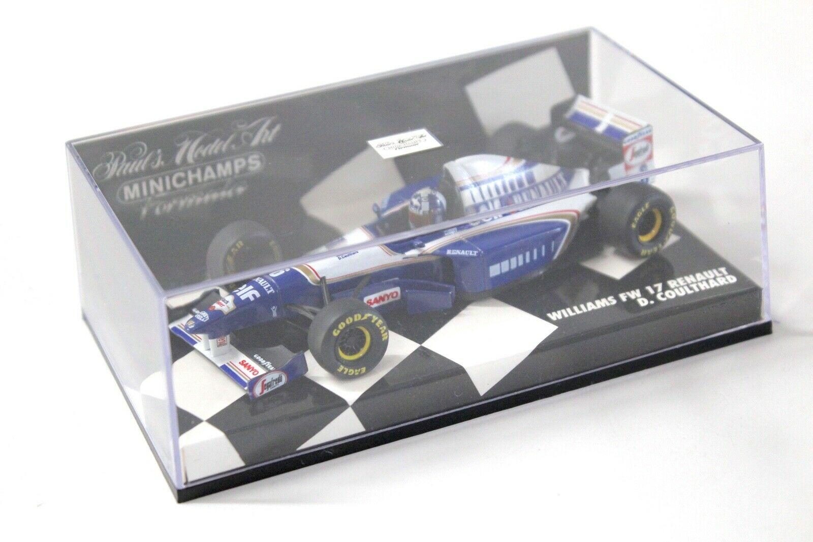 1:43 Minichamps Williams Renault FW17 D.Coulthard #6