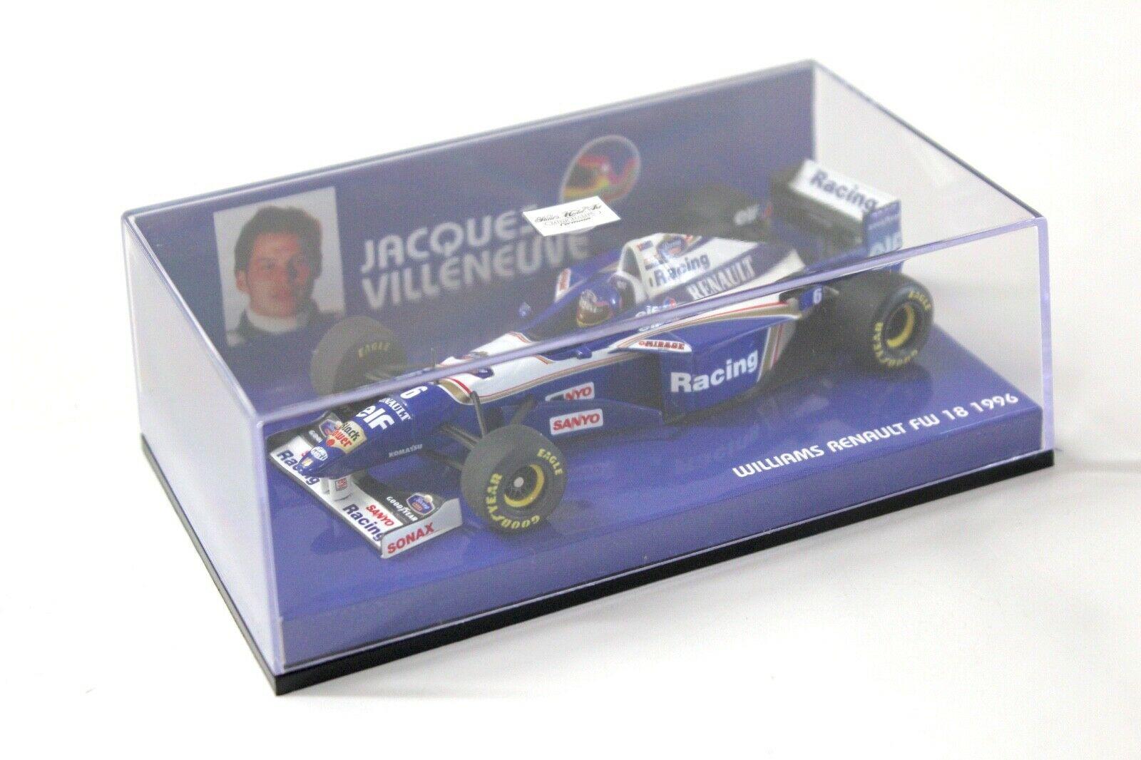 1:43 Minichamps Williams Renault FW18 J.Villeneuve #6