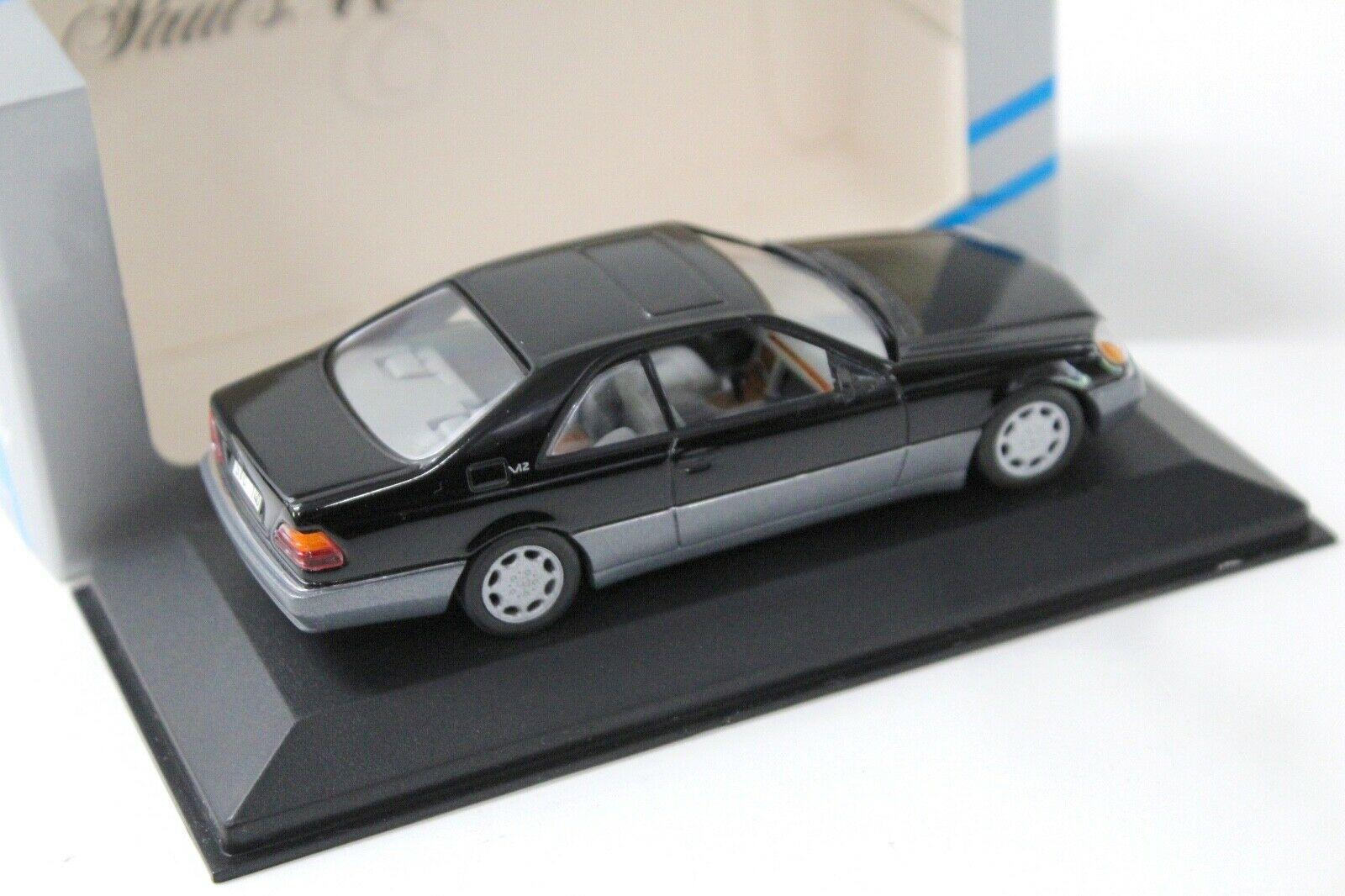 1:43 Minichamps Mercedes 600 SEC Coupe black