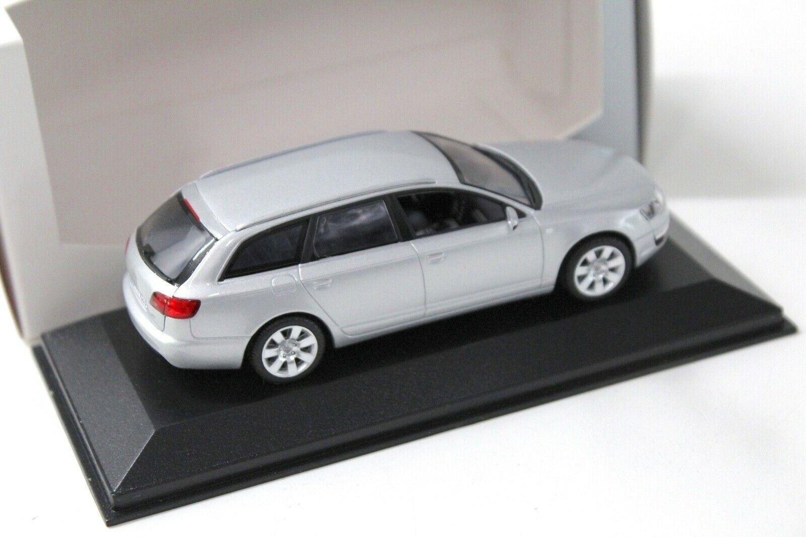 1:43 Minichamps Audi A6 Avant C6 silver DEALER VERSION