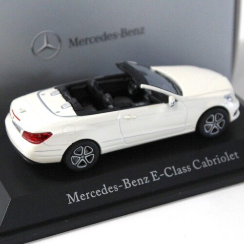 1:43 Kyosho Mercedes E-Klasse Cabriolet white DEALER VERSION