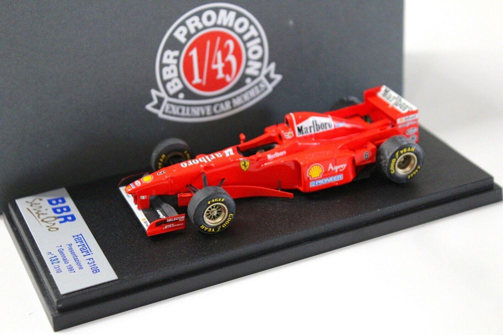 1:43 BBR F1 Ferrari F310B Presentazione 07.01.1997