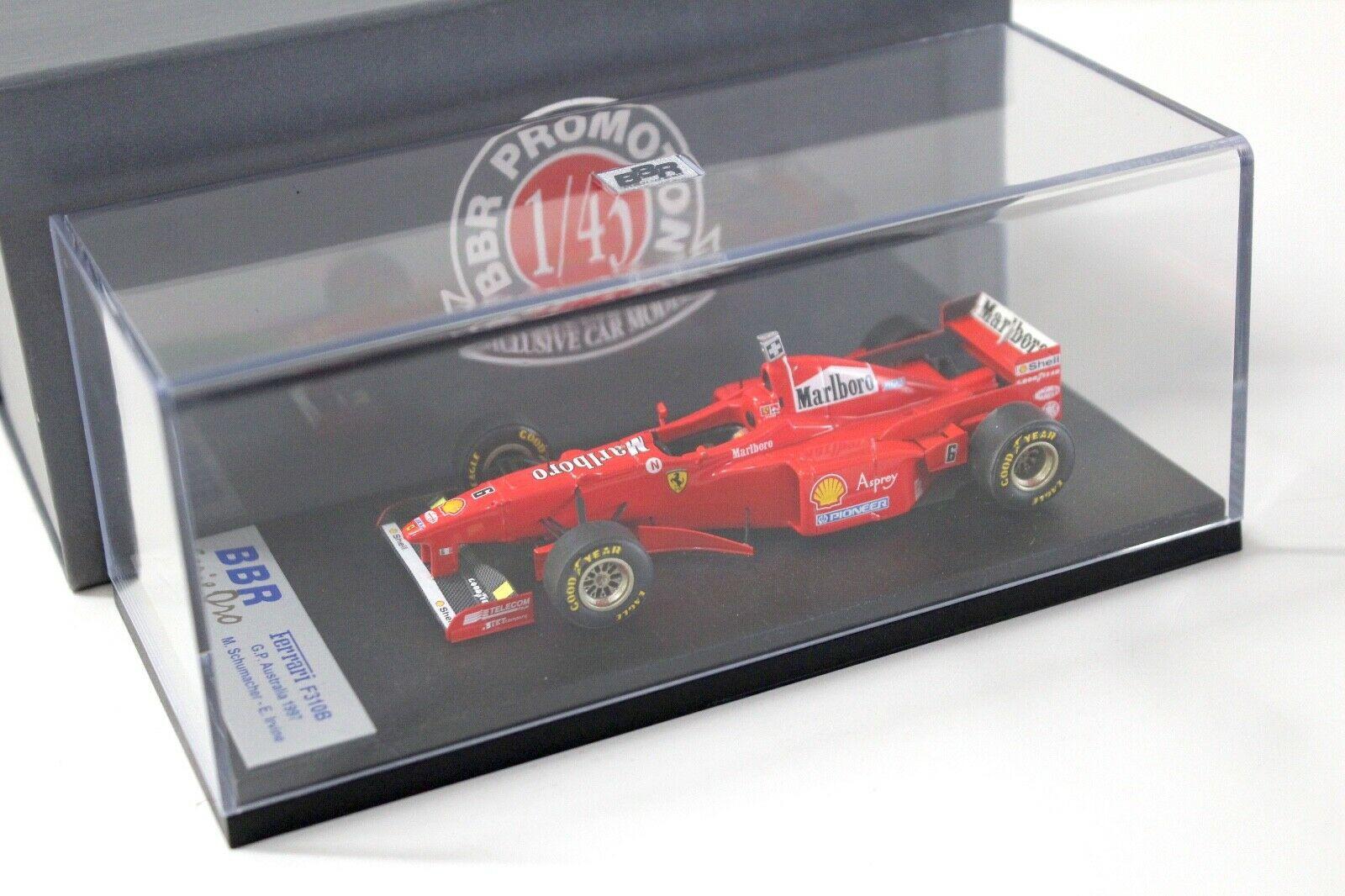 1:43 BBR F1 Ferrari F310B GP Australia 1997 E.Irvine #6