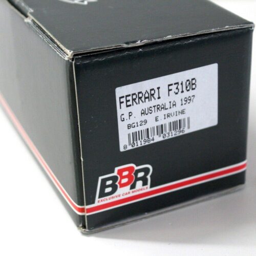 1:43 BBR F1 Ferrari F310B GP Australia 1997 E.Irvine #6