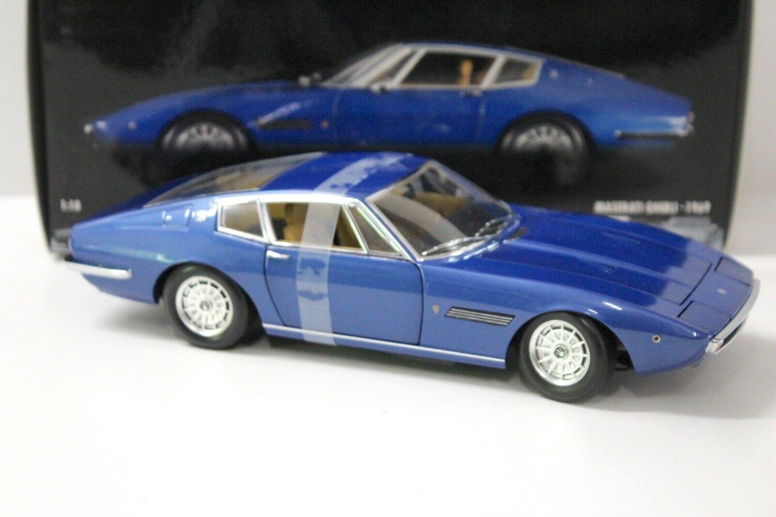 1:18 Minichamps Maserati Ghibli Coupe 1969 blue