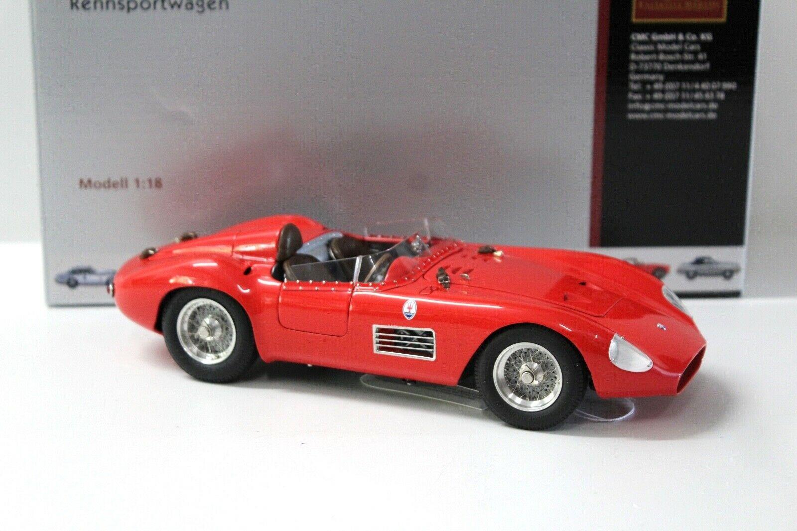 1:18 CMC Maserati 300S red 1956 Rennsportwagen M-105
