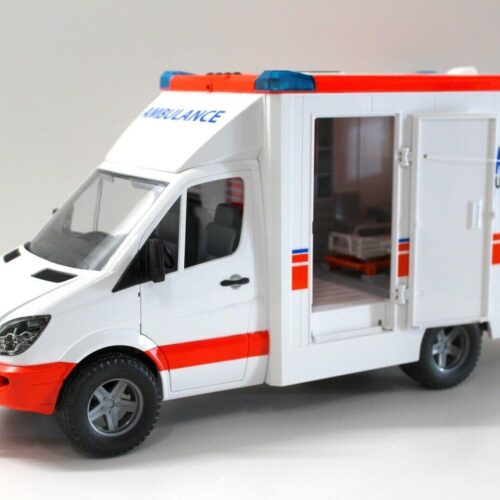 1:16 Bruder Mercedes Sprinter Rettungswagen RTW +Figur