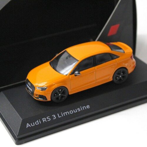 1:43 iScale Audi RS3 Limousine Solar orange DEALER VERSION