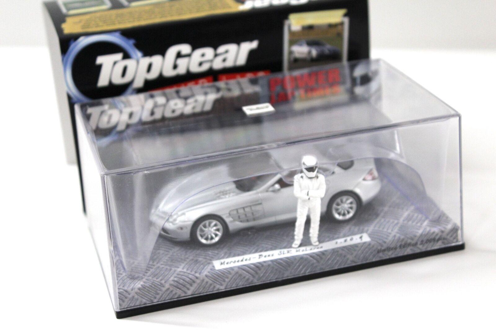 1:43 Minichamps Mercedes SLR McLaren silver Top Gear Version