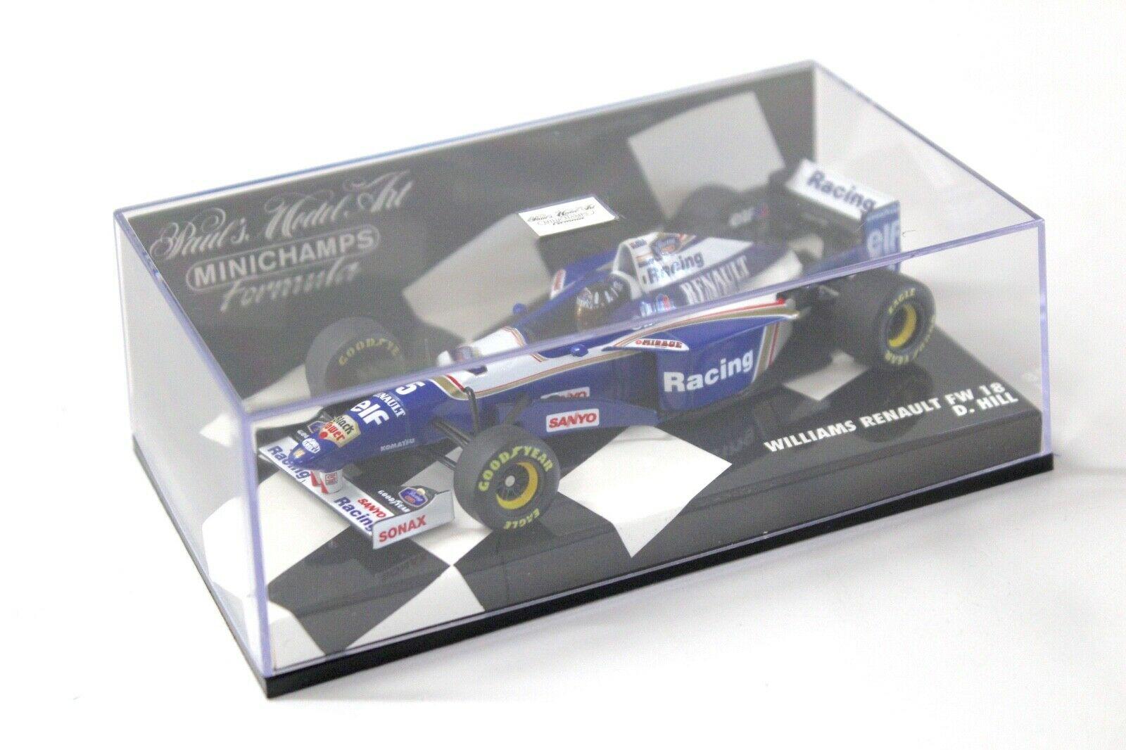 1:43 Minichamps Renault Williams FW18 D.Hill #5