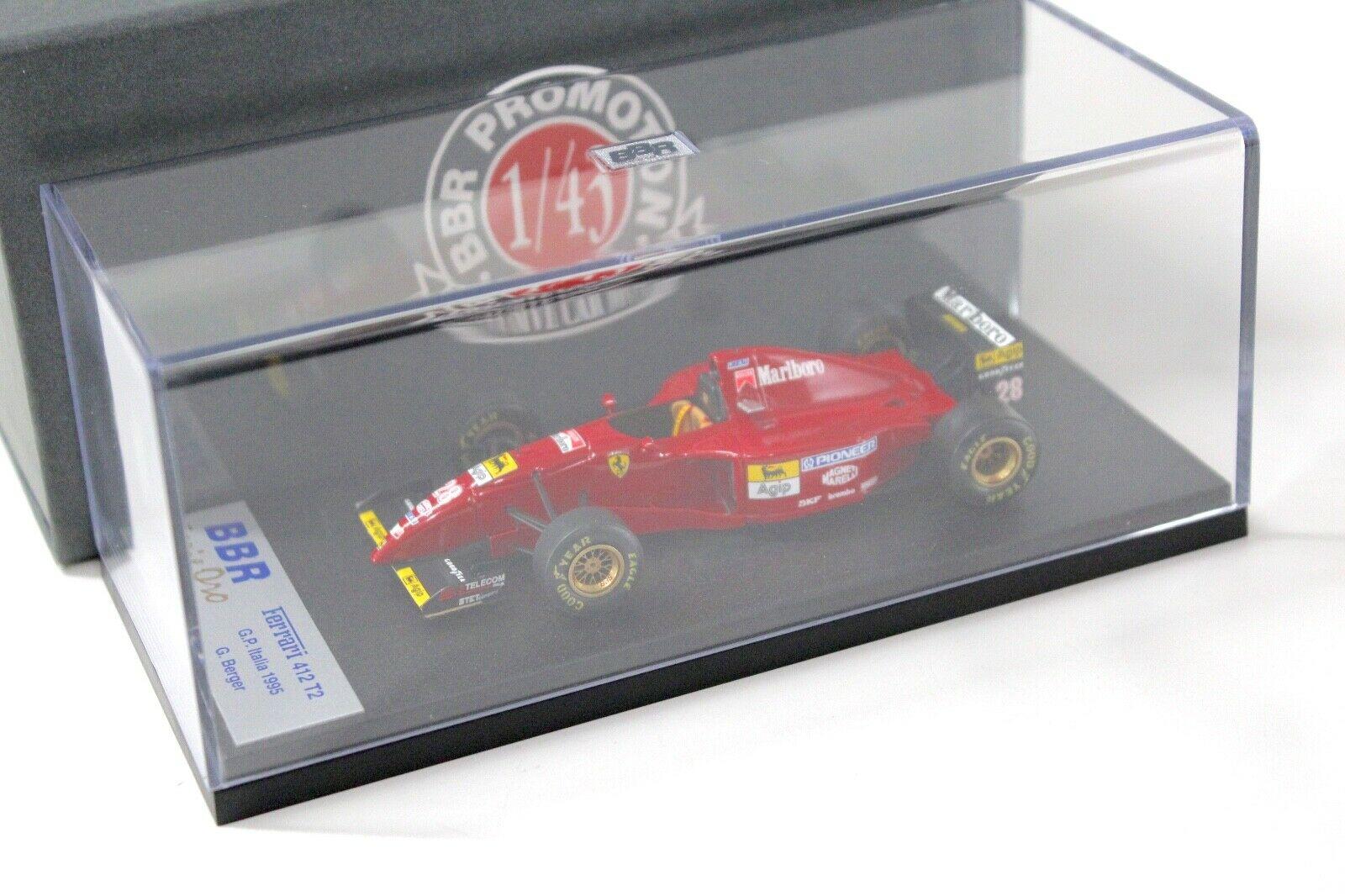 1:43 BBR () Ferrari 412 T2 GP Italia 1995 Berger MARLBORO