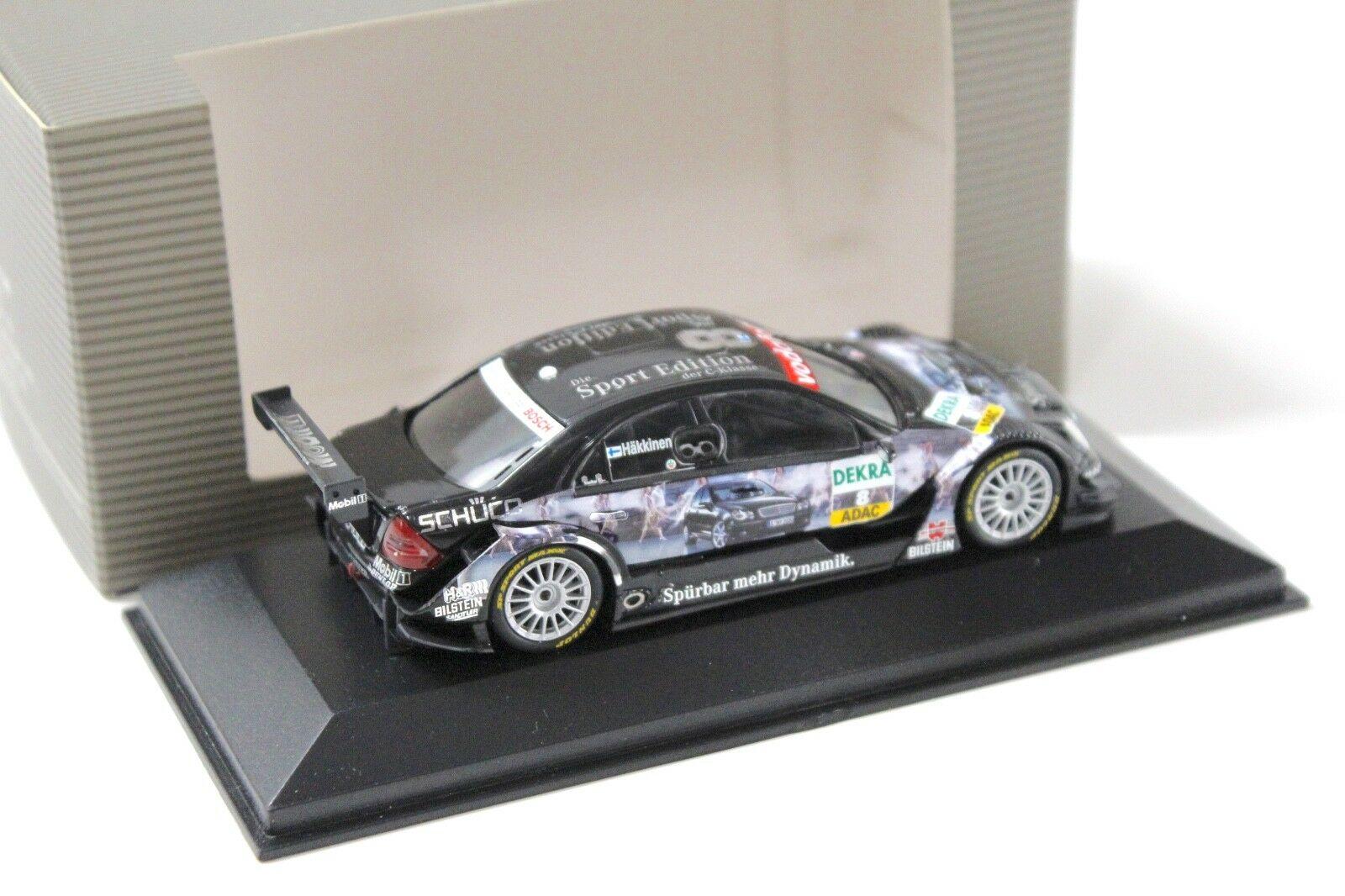 1:43 Minichamps Mercedes C-Klasse DTM 2005 Häkkinen #8 DEALER VERSION