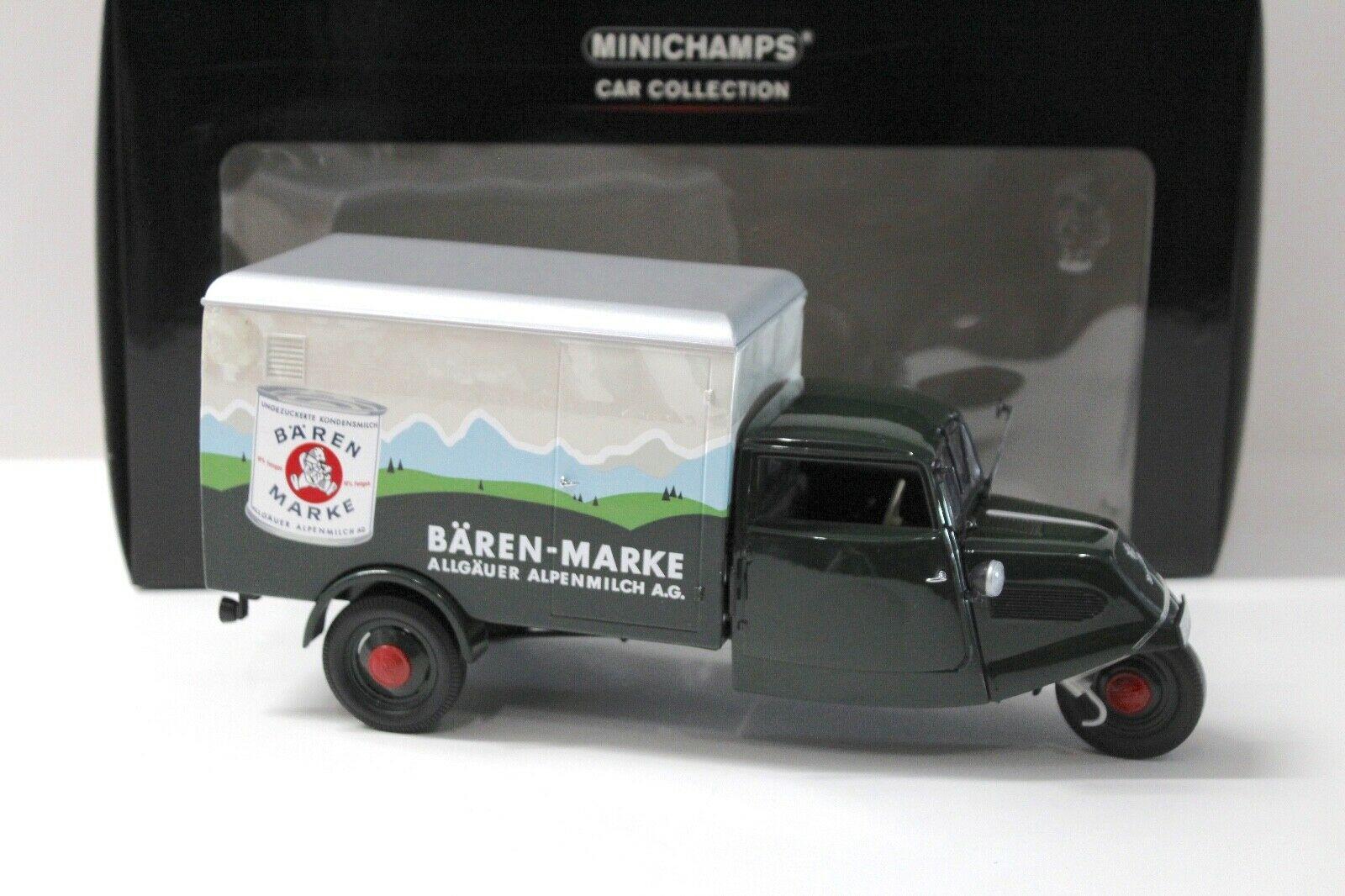 1:18 Minichamps Tempo Hanseat 1952 BÄRENMARKE Kasten