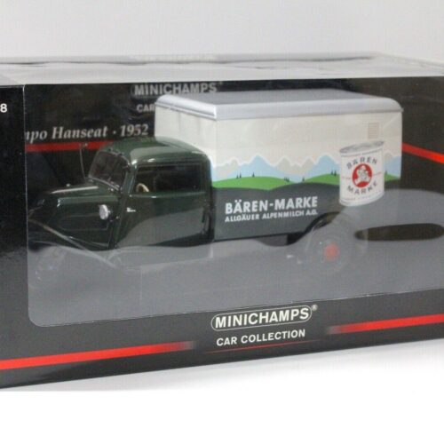 1:18 Minichamps Tempo Hanseat 1952 BÄRENMARKE Kasten
