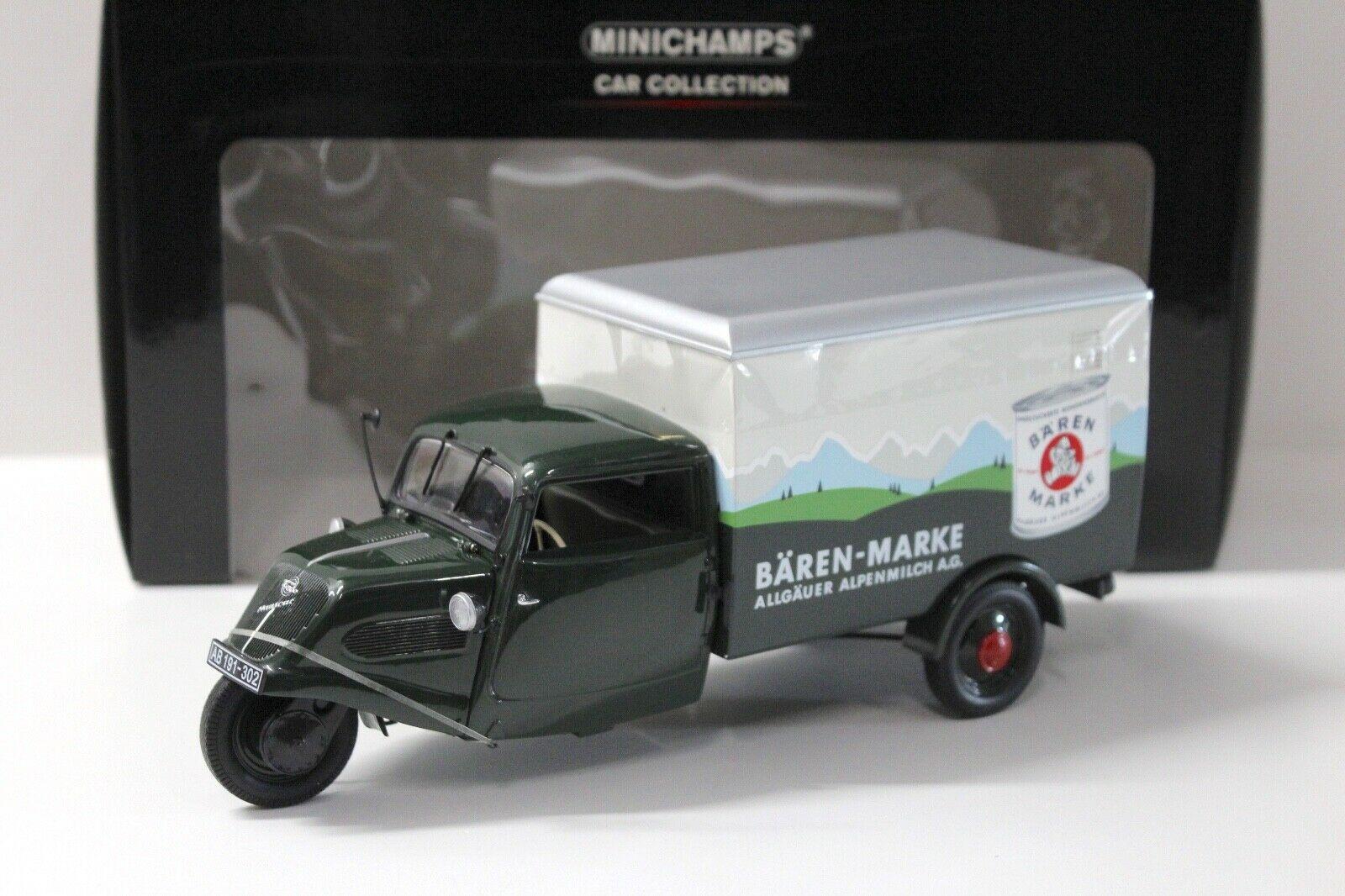1:18 Minichamps Tempo Hanseat 1952 BÄRENMARKE Kasten