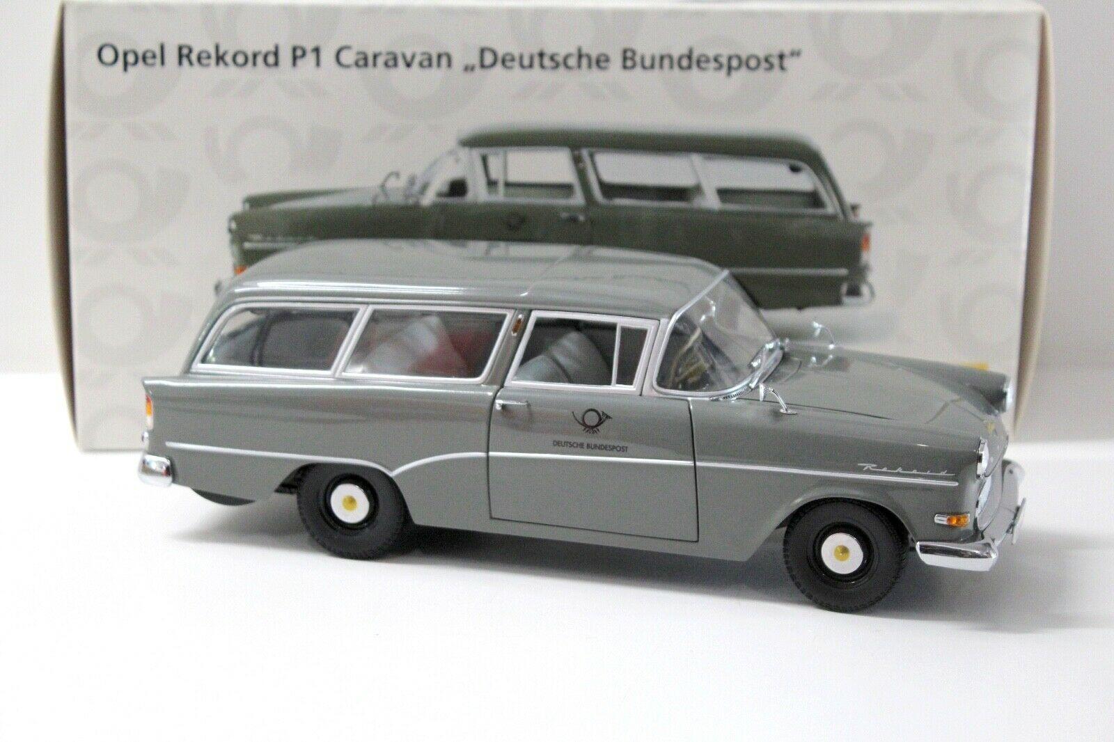 1:18 Minichamps Opel Rekord P1 Caravan Deutsche Post