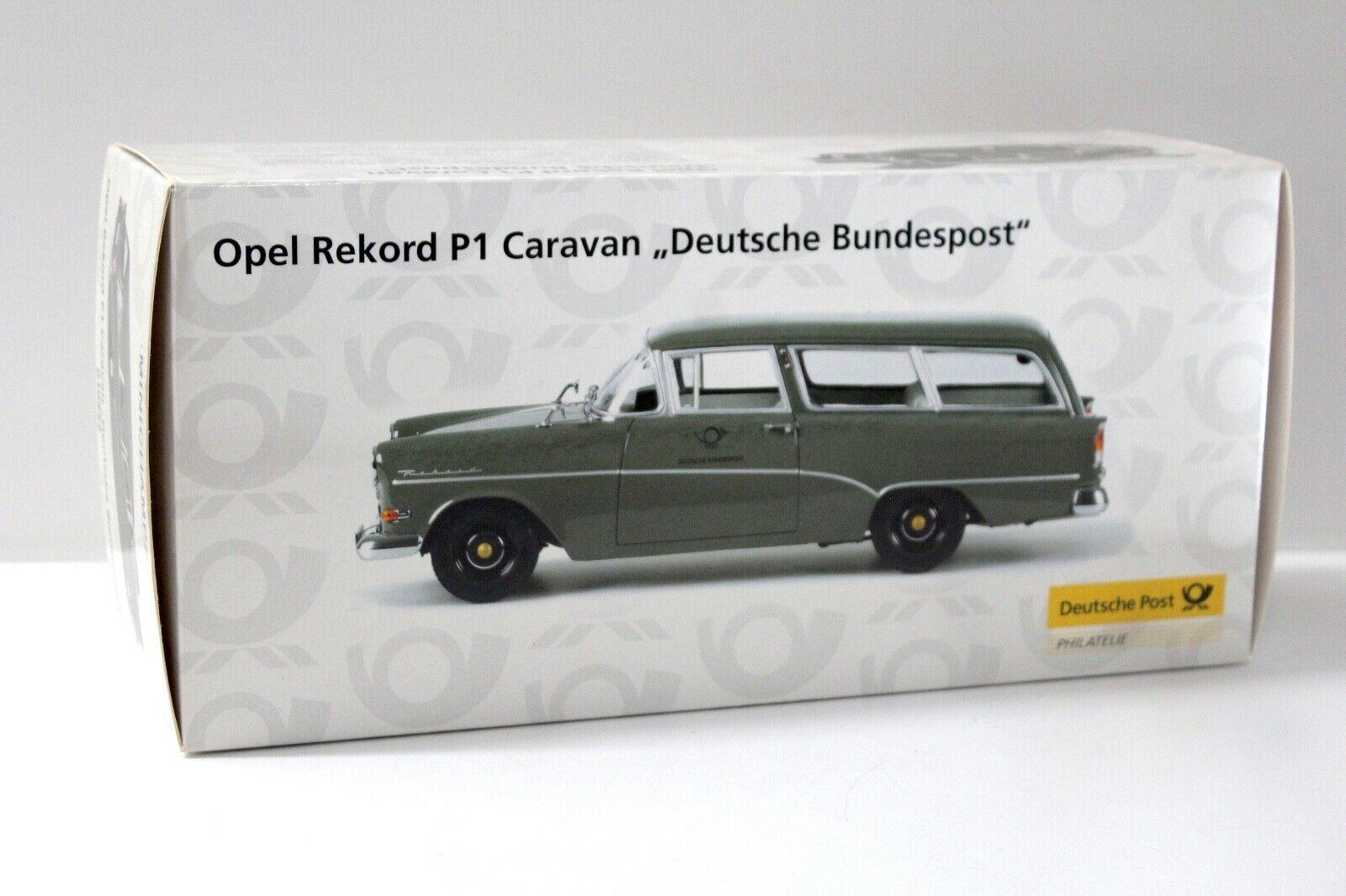 1:18 Minichamps Opel Rekord P1 Caravan Deutsche Post