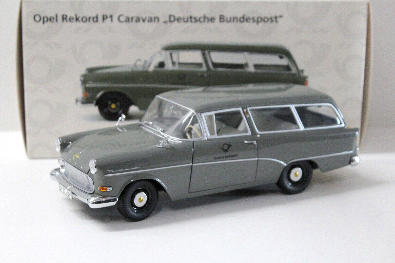 1:18 Minichamps Opel Rekord P1 Caravan Deutsche Post