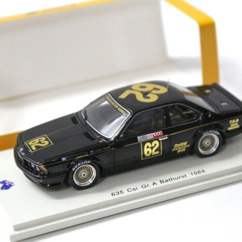 1:43 Spark BMW 635 CSI Gr.A Bathurst 1984 #62 black