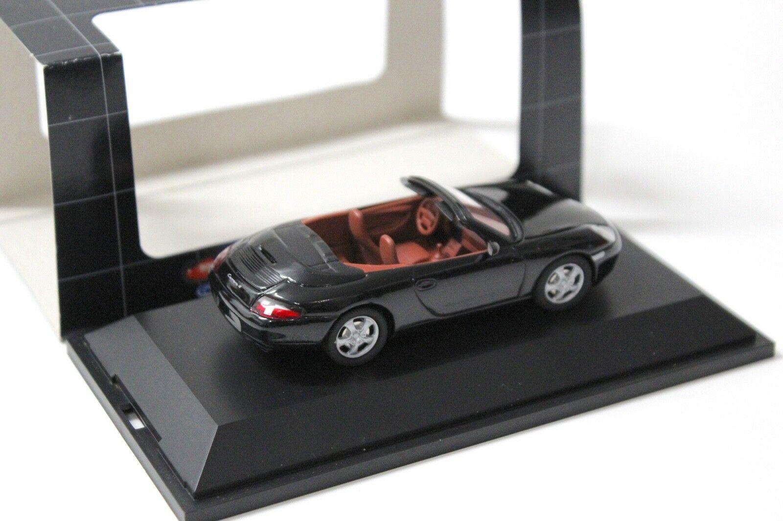 1:43 Dickie Schuco Porsche 911 996 Carrera 4 Cabriolet black