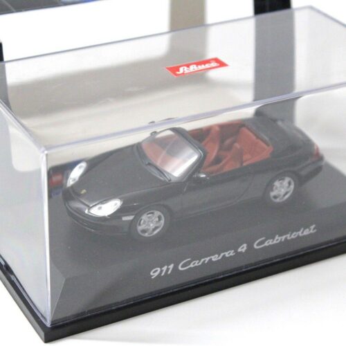 1:43 Dickie Schuco Porsche 911 996 Carrera 4 Cabriolet black