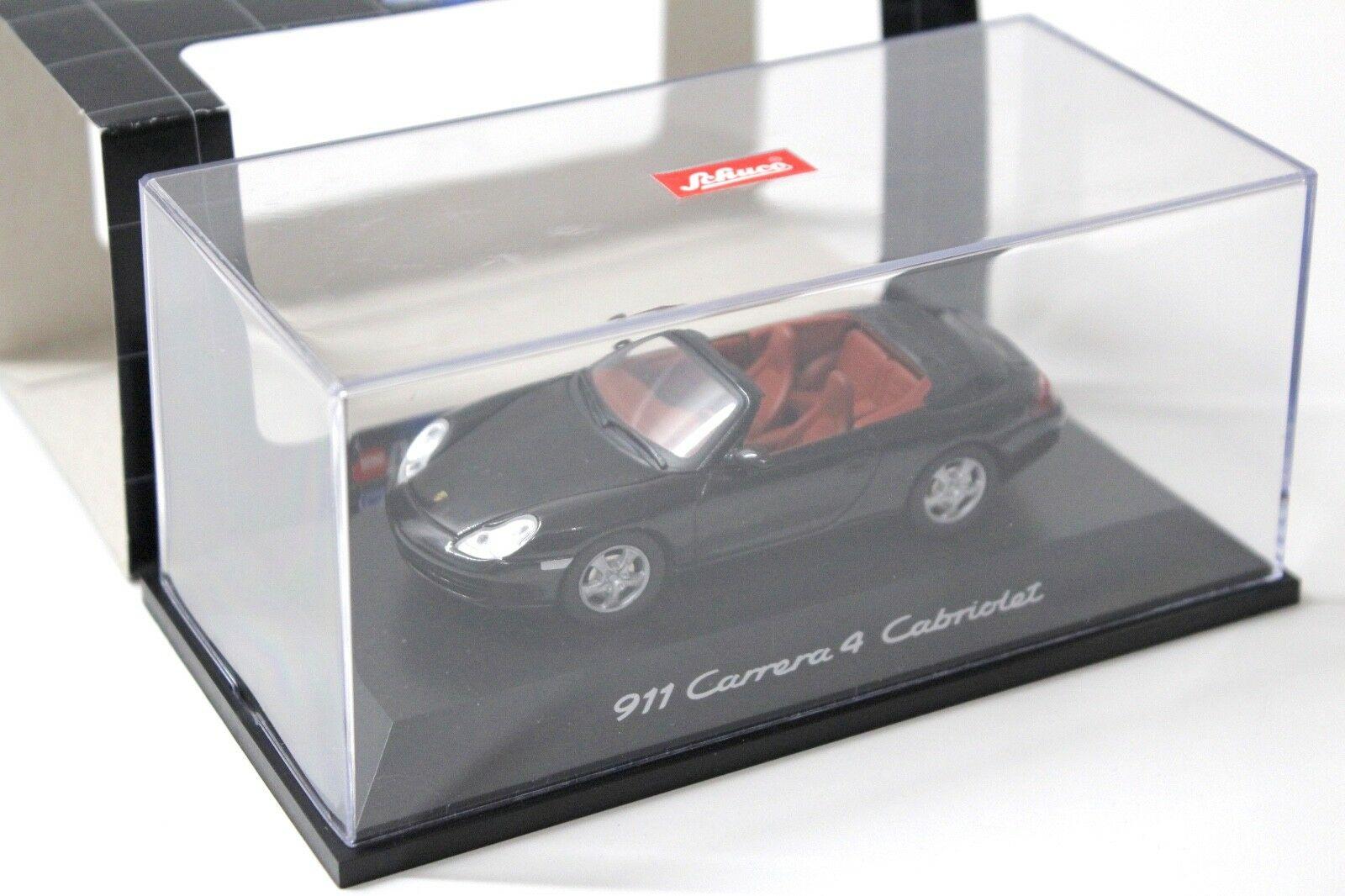 1:43 Dickie Schuco Porsche 911 996 Carrera 4 Cabriolet black