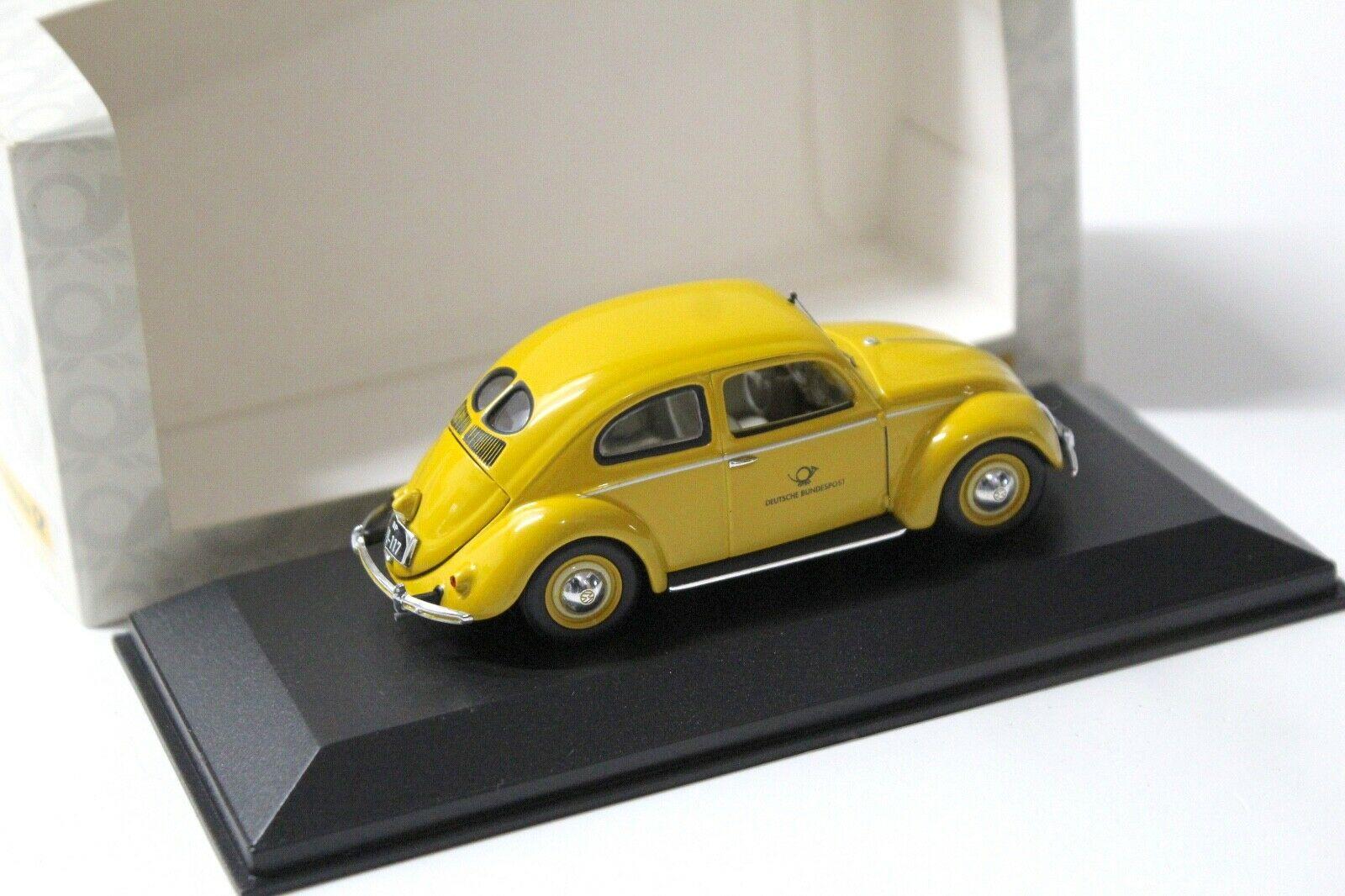 1:43 Minichamps VW Käfer 1200 Deutsche Bundespost yellow