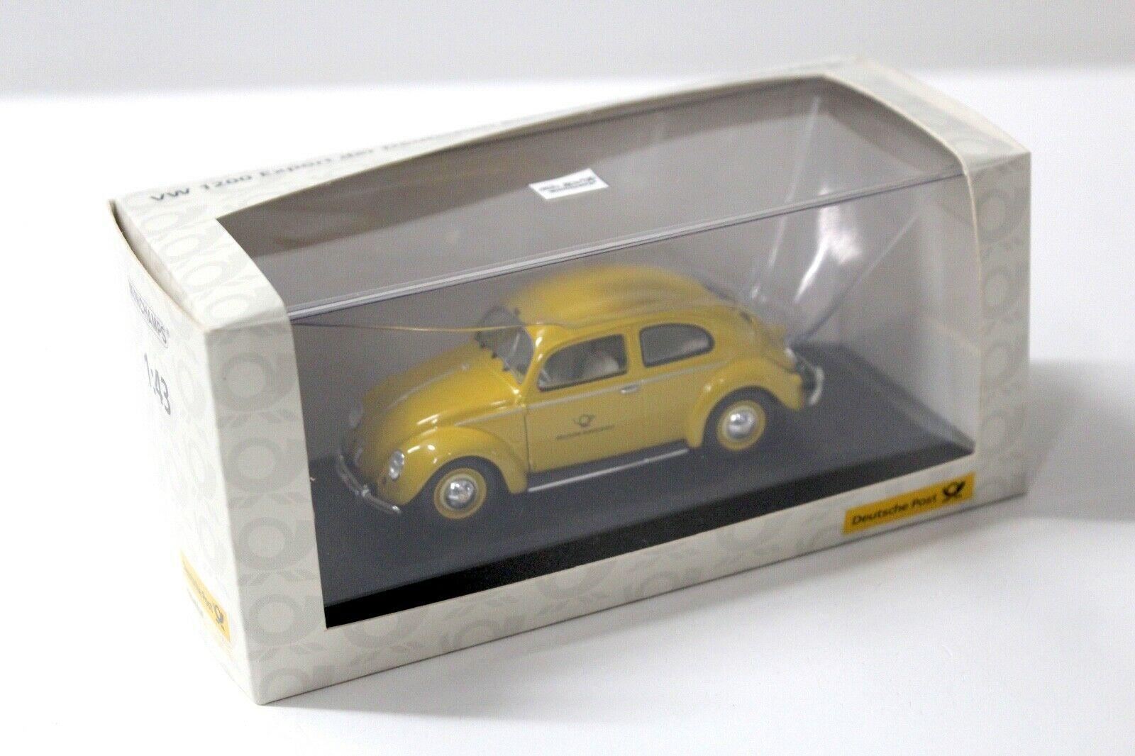 1:43 Minichamps VW Käfer 1200 Deutsche Bundespost yellow
