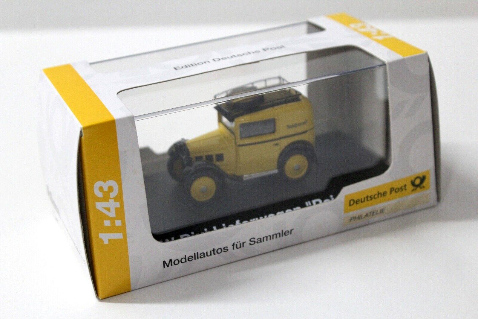 1:43 Schuco BMW Dixi Lieferwagen Reichspost yellow