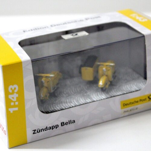 1:43 Premium ClassiXXs Zündapp Bella R204 Set DB Post yellow