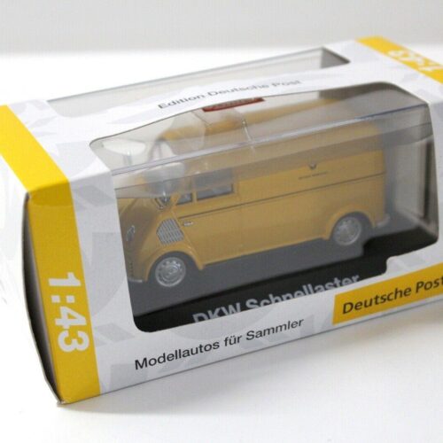 1:43 Schuco DKW Schnelllaster Kasten Deutsche Bundespost yellow POST Edition