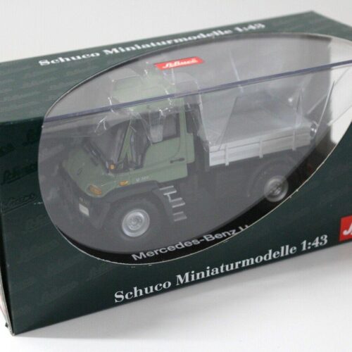 1:43 Schuco Mercedes U300 Unimog Pritsche green