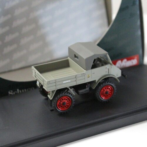 1:43 Schuco Mercedes Unimog 401 Faltdach grey