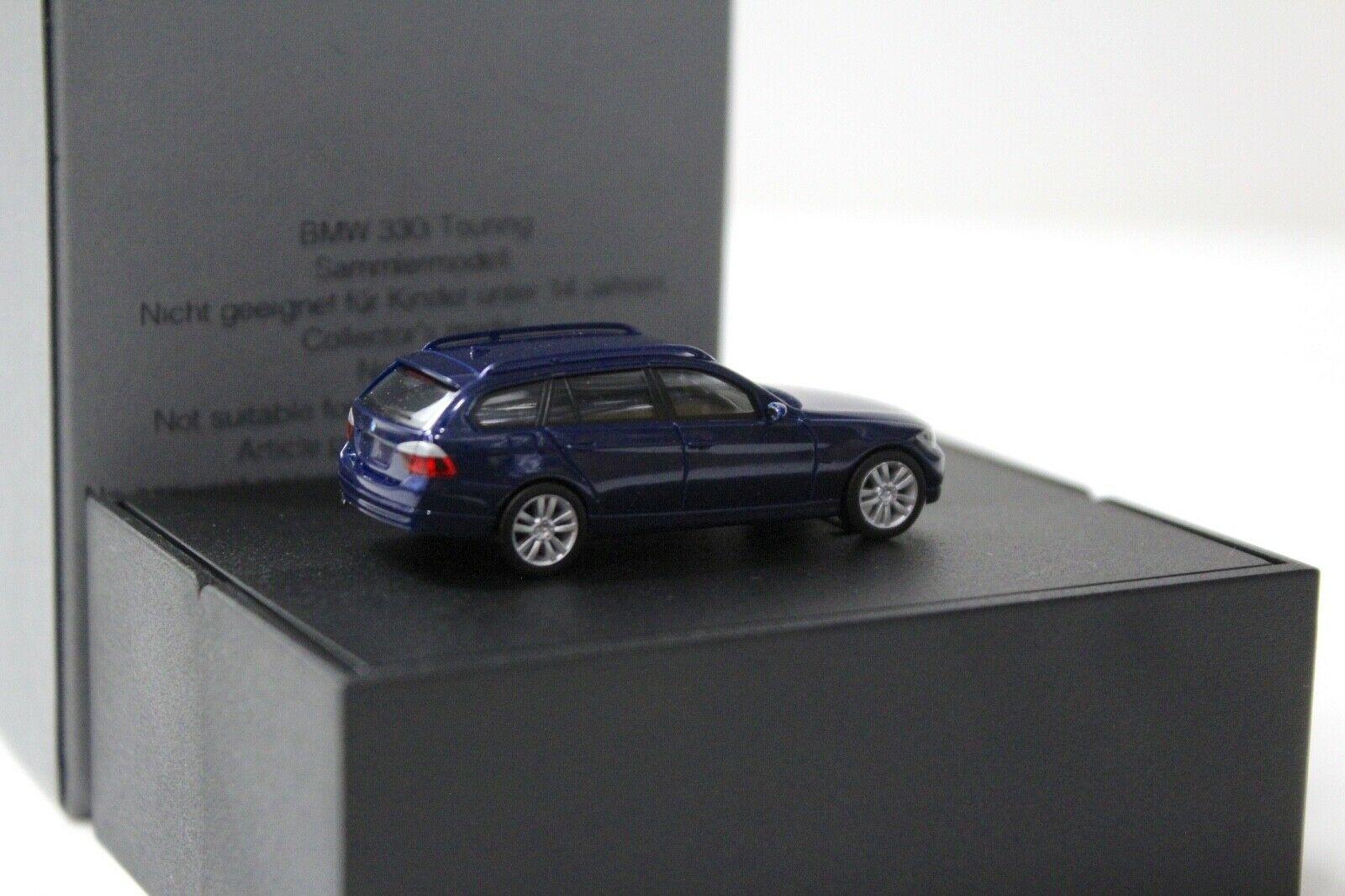 1:87 Herpa BMW 330i E91 Touring blue DEALER VERSION