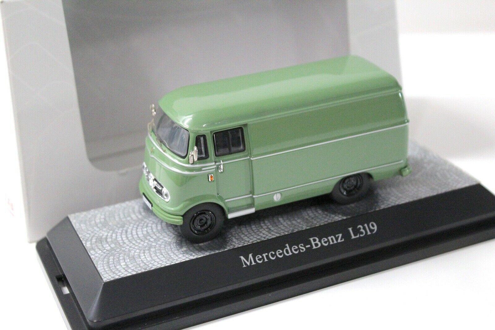 1:43 Premium ClassiXXs Mercedes L319 Van Kasten green