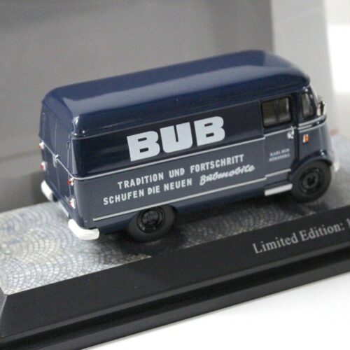 1:43 Premium ClassiXXs Mercedes L319 Van Kasten BUB dark blue