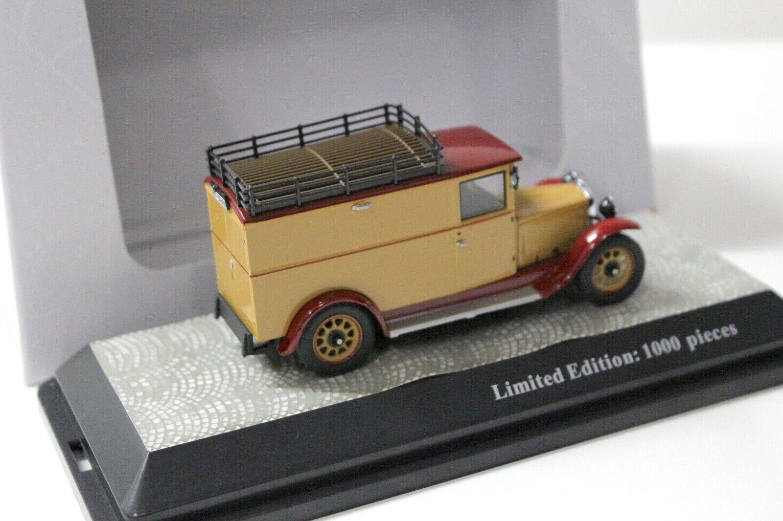 1:43 Premium ClassiXXs Mercedes L1000 yellow/ red