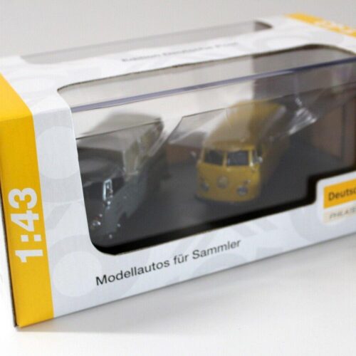1:43 Schuco VW T1 Pritsche/ Kasten SET 2 pcs. Deutsche Bundespost