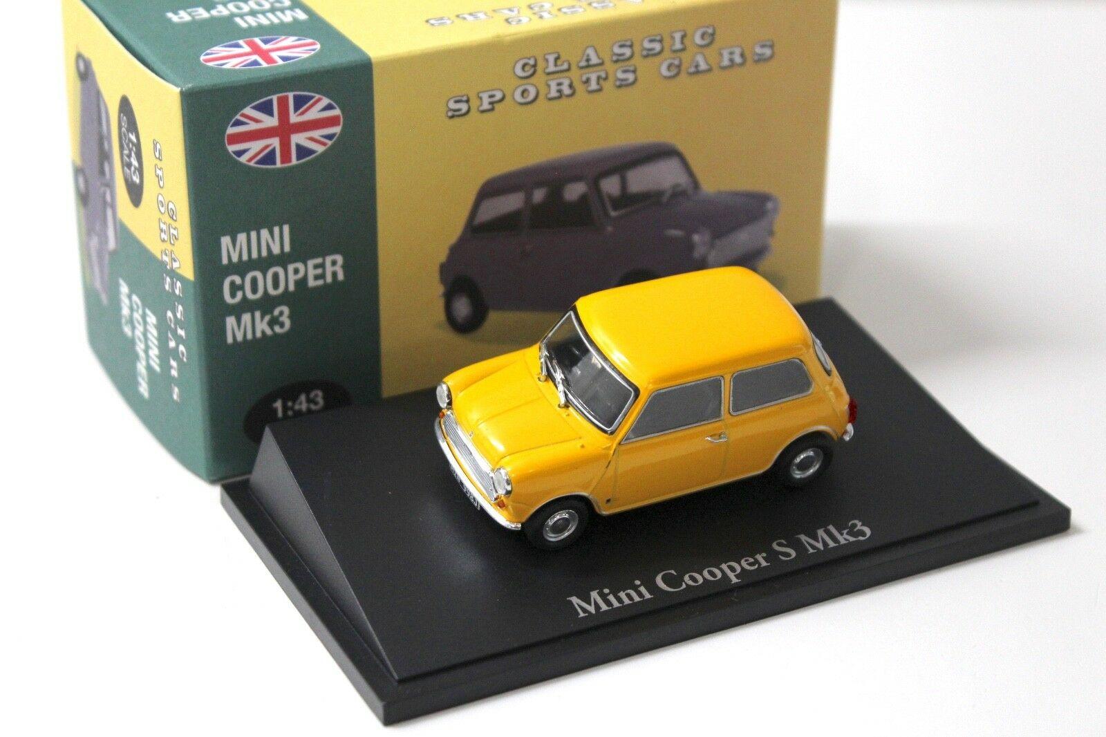 1:43 Atlas By Norev Mini Cooper S MK3 Classic Cars orange