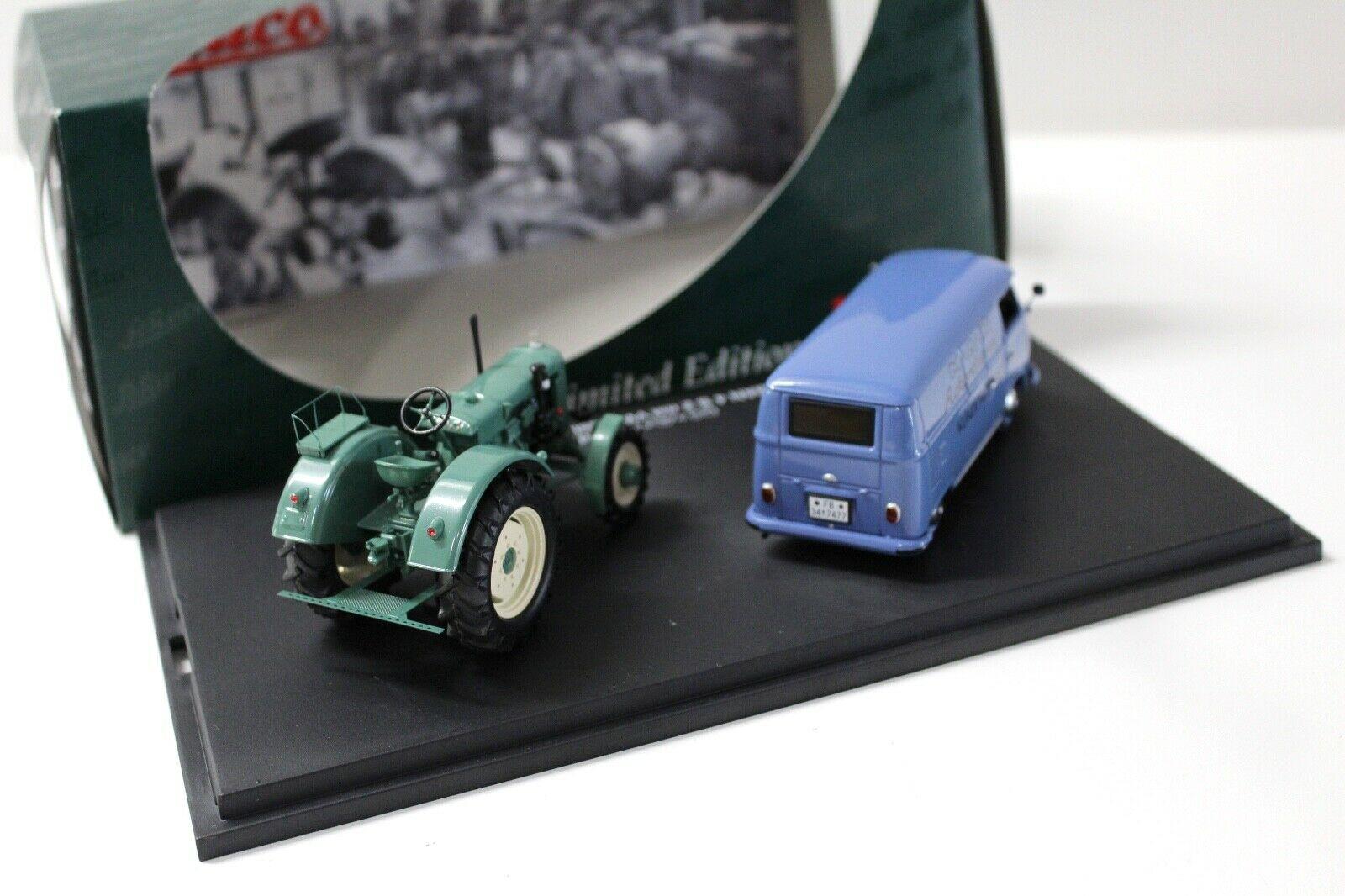 1:43 Schuco MAN Edition MAN 4 S 2 mit VW Kastenwagen T1