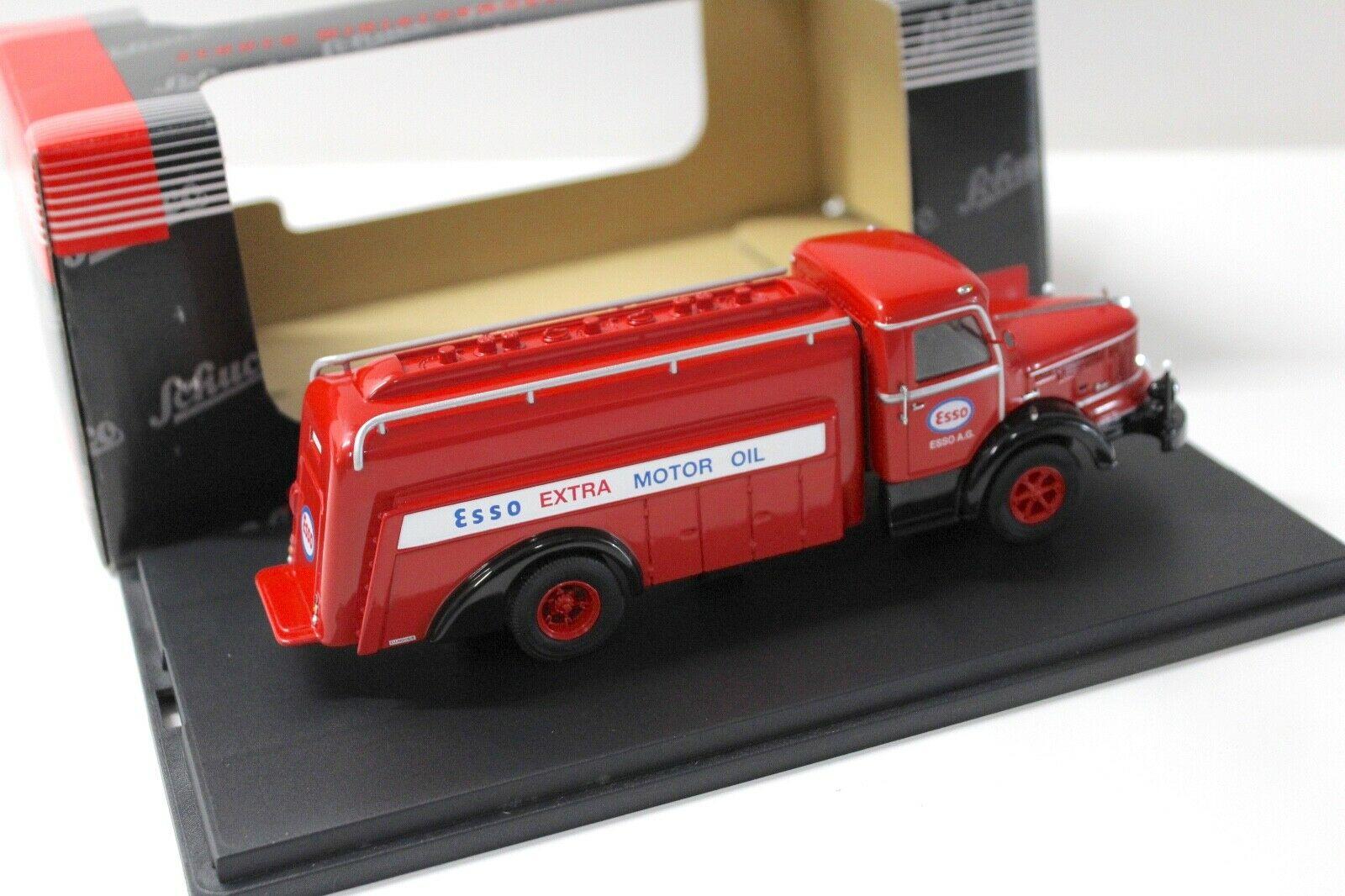 1:43 Schuco KRUPP Titan SWL 80 Tankwagen ESSO red