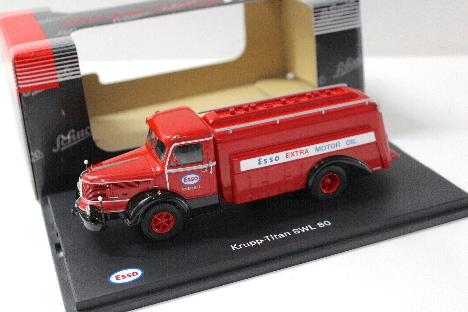 ID 50752 orig.jpg 1:43 Schuco KRUPP Titan SWL 80 Tankwagen ESSO red