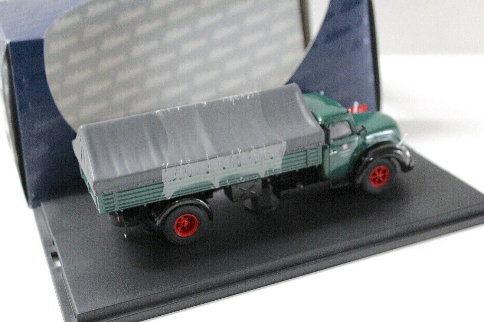 1:43 Schuco Magirus S6500 Rundhauber Plane dark green