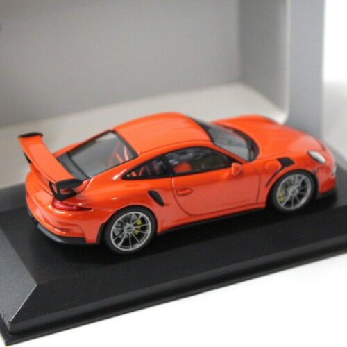 1:43 Minichamps Porsche 911 991 GT3 RS orange DEALER VERSION