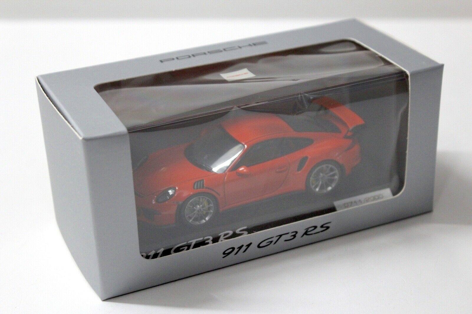 1:43 Minichamps Porsche 911 991 GT3 RS orange DEALER VERSION