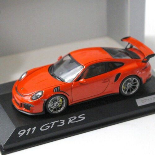 1:43 Minichamps Porsche 911 991 GT3 RS orange DEALER VERSION