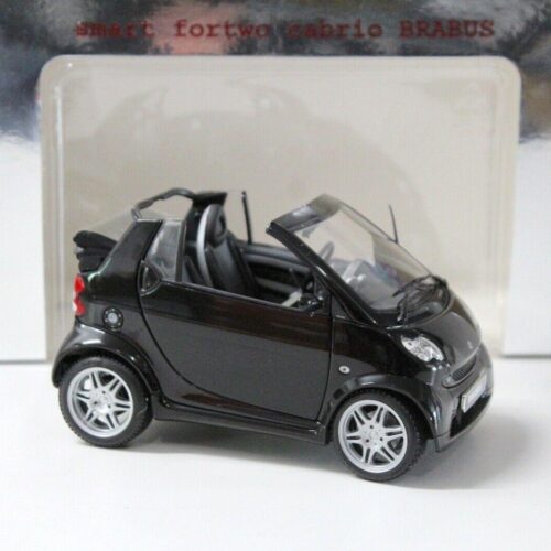 1:18 Kyosho Smart Fortwo Cabrio Brabus black DEALER VERSION